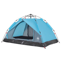Tenda a Cupola da Campeggio 2 Persone Blu a Rilascio Rapido 4004190