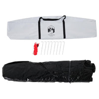 Tenda 3 Persone Bianca in Tessuto Oscurante a Rilascio Rapido