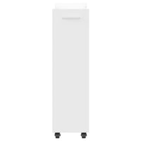 Mobile con Ruote Bianco 60x22x79 cm in Legno Multistrato 840415