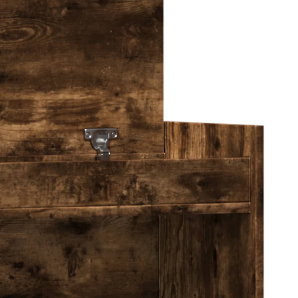 Scarpiera scarpiera mobili portaoggetti ingresso corridoio soggiorno legno multistrato marrone 02_0021601