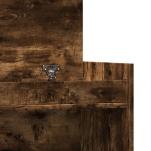 Scarpiera scarpiera mobili portaoggetti ingresso corridoio soggiorno legno multistrato marrone 02_0021601