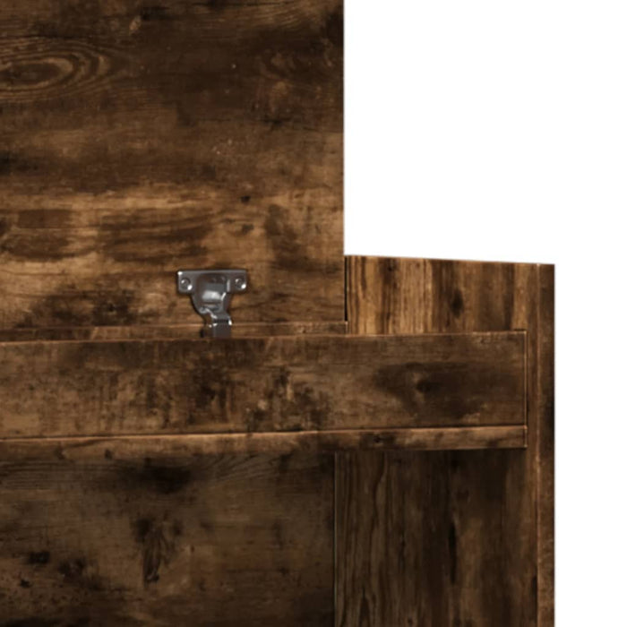 Scarpiera Rovere Fumo 100,5x28x100 cm in Legno Multistrato