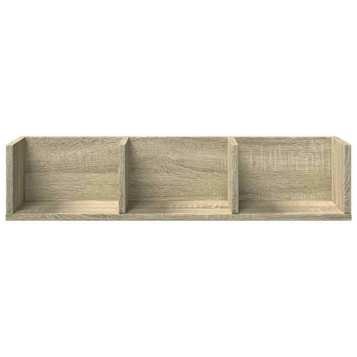 Armadietto a Muro Rovere Sonoma 75x18x16,5 cm Legno Multistrato 840433