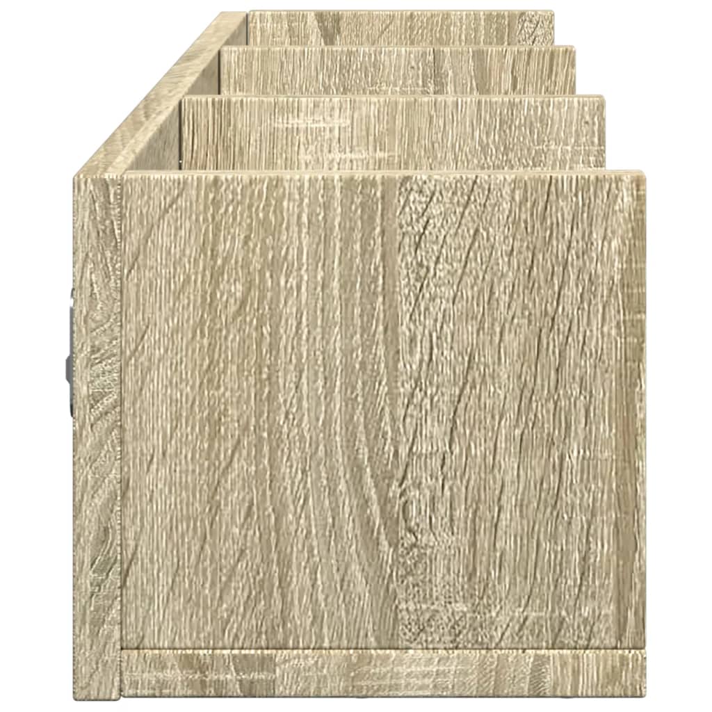 Armadietto a Muro Rovere Sonoma 75x18x16,5 cm Legno Multistrato 840433