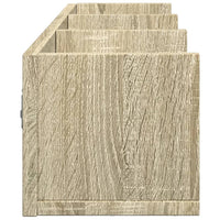 Armadietto a Muro Rovere Sonoma 75x18x16,5 cm Legno Multistrato 840433