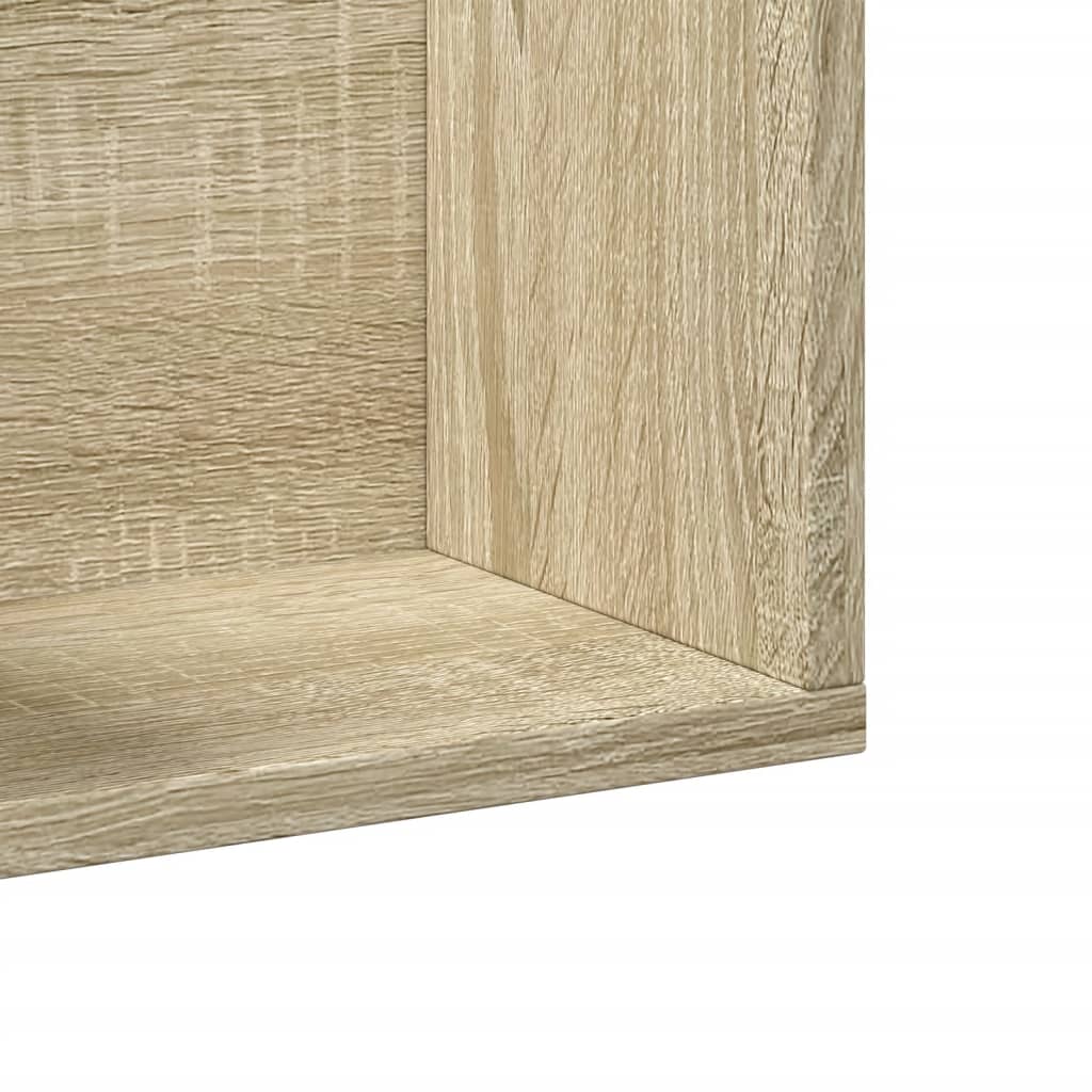 Armadietto a Muro Rovere Sonoma 75x18x16,5 cm Legno Multistrato 840433