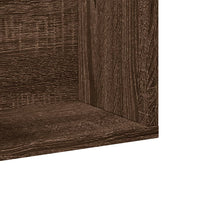 Armadietto a Muro Rovere Marrone 75x18x16,5cm Legno Multistrato