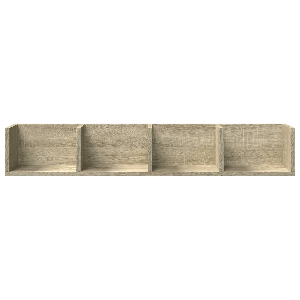 Armadietto a Muro Rovere Sonoma 99x18x16,5 cm Legno Multistrato 840447