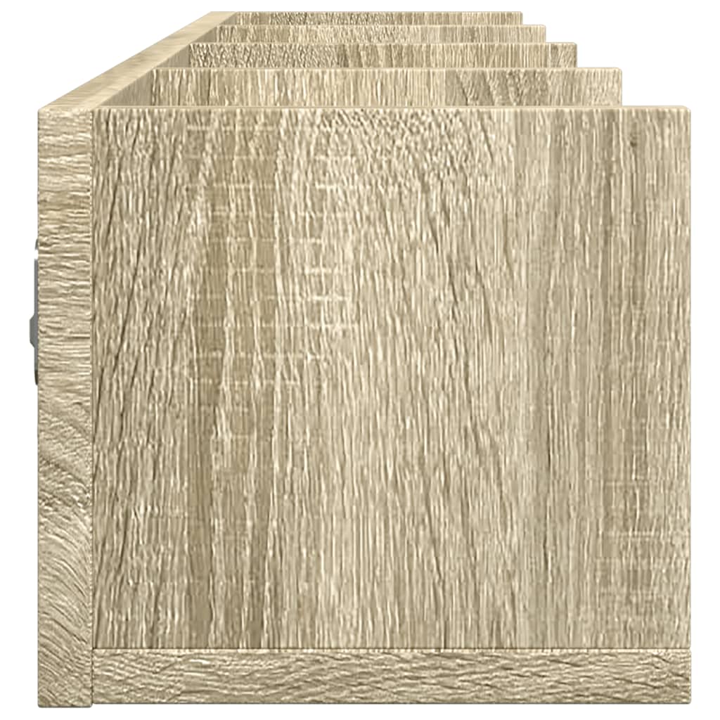 Armadietto a Muro Rovere Sonoma 99x18x16,5 cm Legno Multistrato 840447