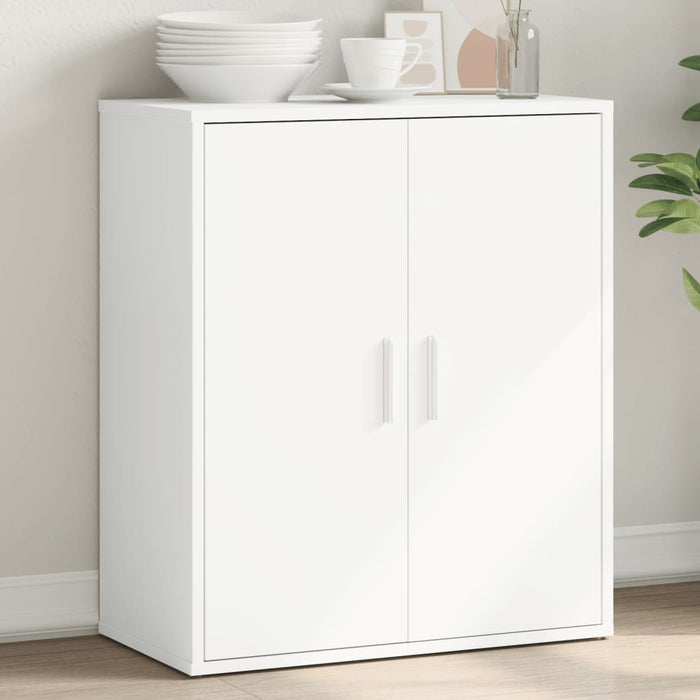 Credenza Bianco 60x31x70 cm in Legno Multistrato 840457