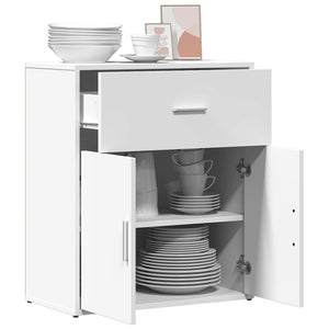 Credenza Bianco 60x31x70 cm in Legno Multistrato 840464