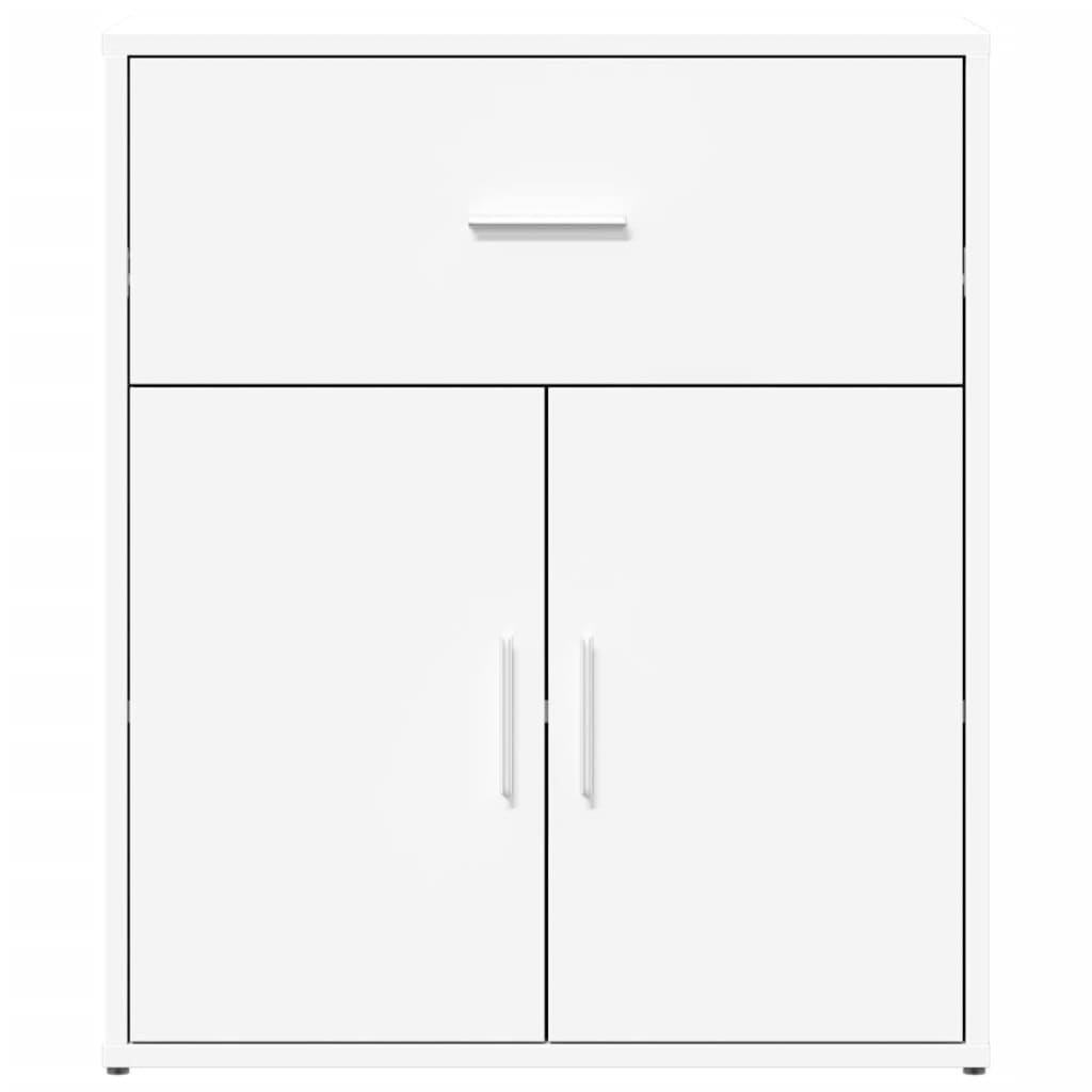 Credenza Bianco 60x31x70 cm in Legno Multistrato 840464
