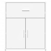 Credenza Bianco 60x31x70 cm in Legno Multistrato 840464