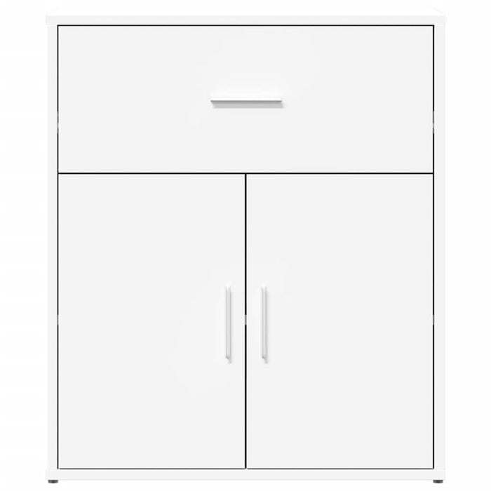 Credenza Bianco 60x31x70 cm in Legno Multistrato 840464