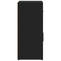 Credenza-Buffet-Armadio da cucina Nero 60x31x70 cm in Legno Multistrato 677346