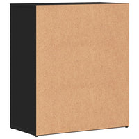 Credenza-Buffet-Armadio da cucina Nero 60x31x70 cm in Legno Multistrato 677346