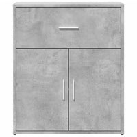 Credenza-Buffet-Armadio da cucina Grigio Cemento 60x31x70 cm in Legno Multistrato 940951