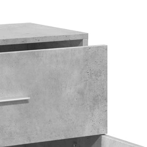 Credenza-Buffet-Armadio da cucina Grigio Cemento 60x31x70 cm in Legno Multistrato 940951