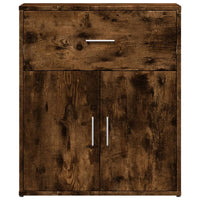 Credenza Rovere Fumo 60x31x70 cm in Legno Multistrato 840468