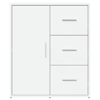Credenza Bianco 60x31x70 cm in Legno Multistrato 840471