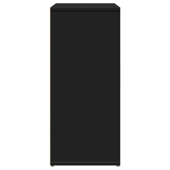 Credenza Nero 60x31x70 cm in Legno Multistrato 840472