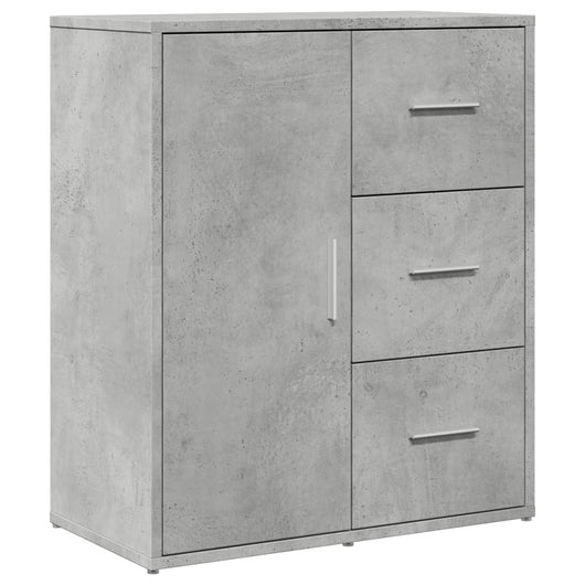 Credenza Grigio Cemento 60x31x70 cm in Legno Multistrato 840474