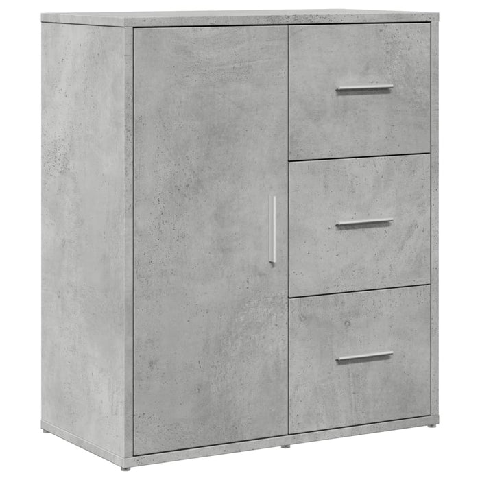Credenza Grigio Cemento 60x31x70 cm in Legno Multistrato 840474
