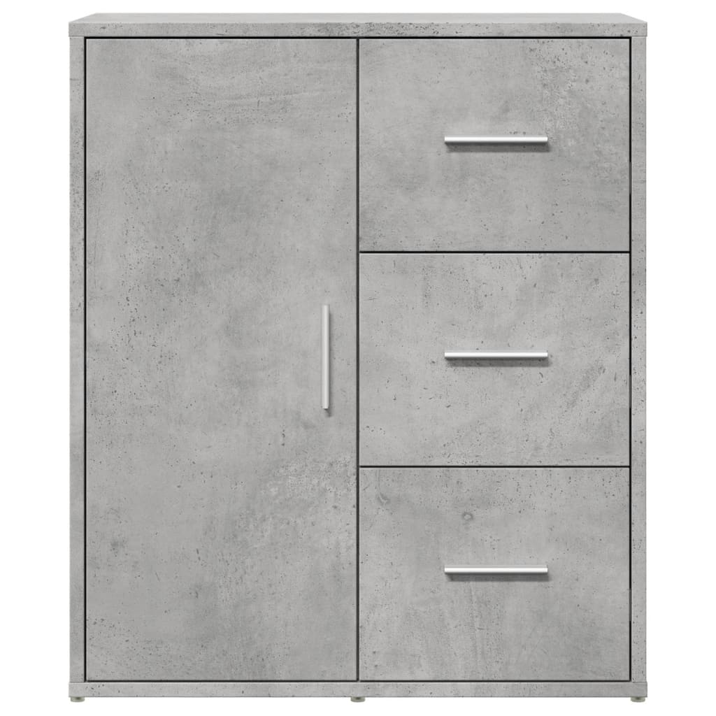 Credenza Grigio Cemento 60x31x70 cm in Legno Multistrato 840474