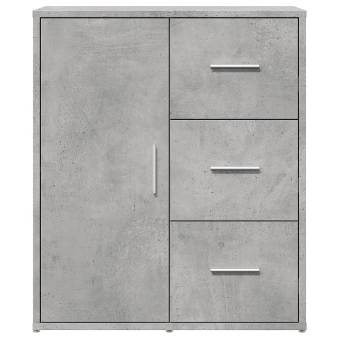 Credenza Grigio Cemento 60x31x70 cm in Legno Multistrato 840474