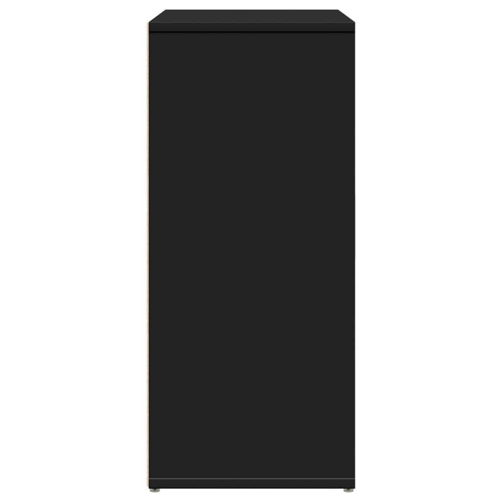 Credenza Nero 60x31x70 cm in Legno Multistrato 840479
