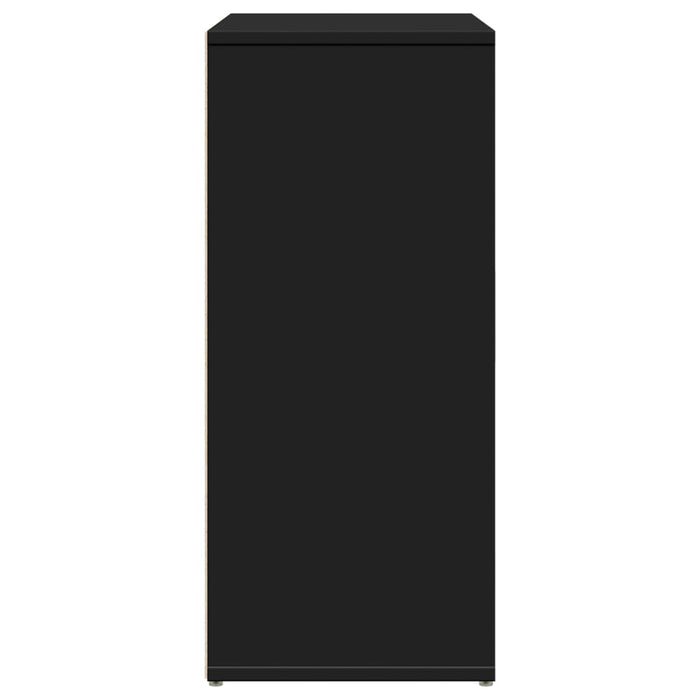 Credenza Nero 60x31x70 cm in Legno Multistrato 840479
