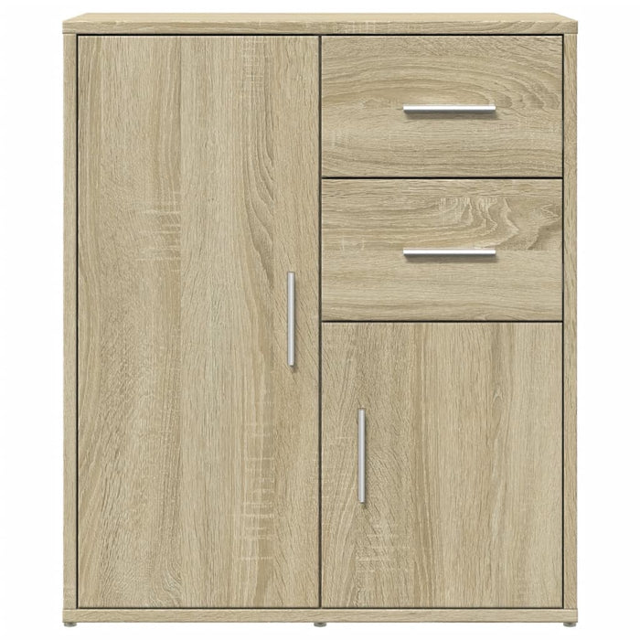 Credenza Rovere Sonoma 60x31x70 cm in Legno Multistrato