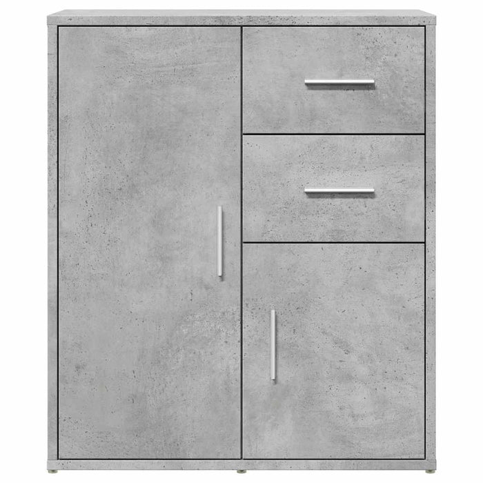 Credenza-Buffet-Armadio da cucina Grigio Cemento 60x31x70 cm in Legno Multistrato 158339
