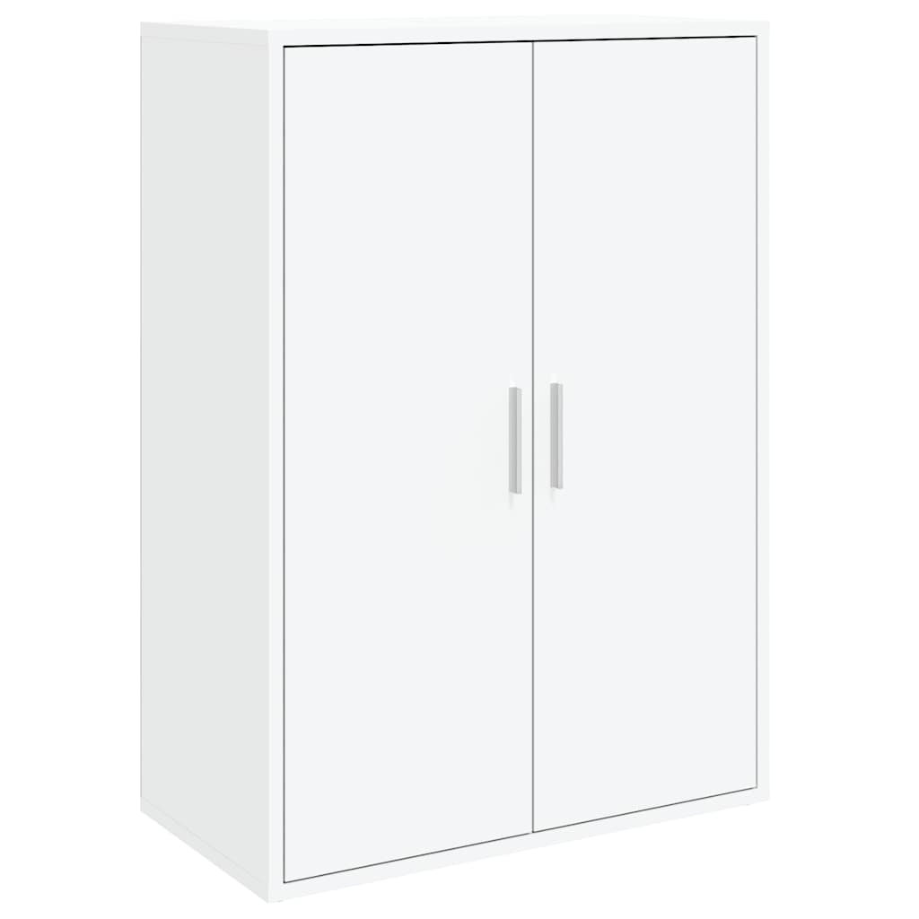 Credenza-Buffet-Armadio da cucina Bianca 60x31x84 cm in Legno Multistrato 413803