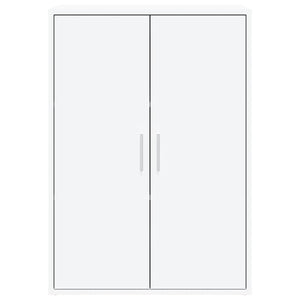 Credenza-Buffet-Armadio da cucina Bianca 60x31x84 cm in Legno Multistrato 413803