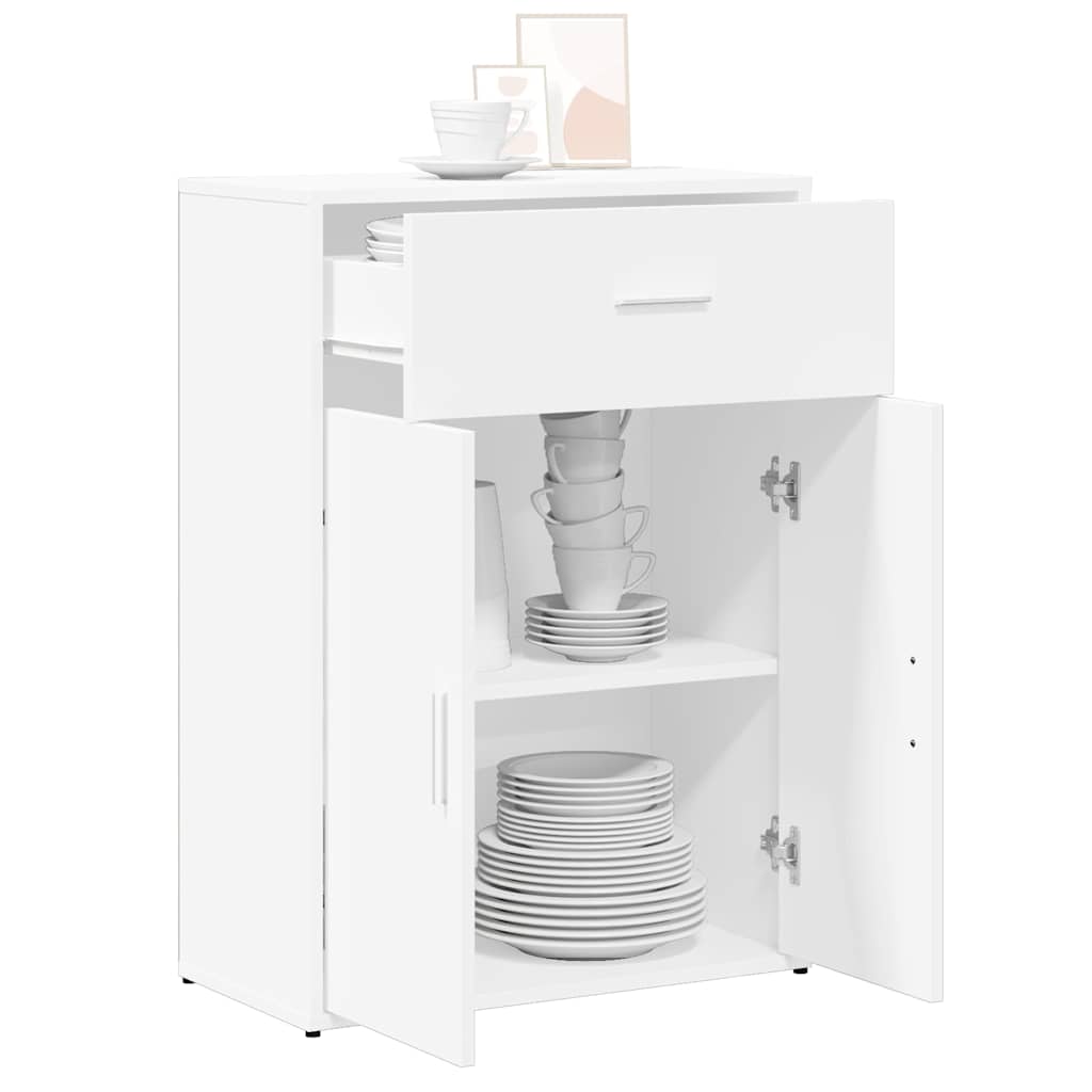 Credenza Bianca 60x30x84 cm in Legno Multistrato 840492