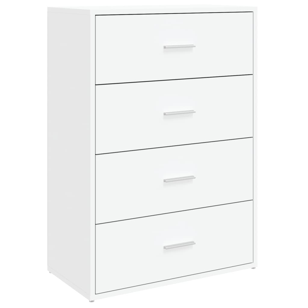 Credenza Bianca 60x31x84 cm in Legno Multistrato 840499