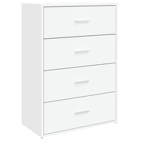 Credenza Bianca 60x31x84 cm in Legno Multistrato 840499