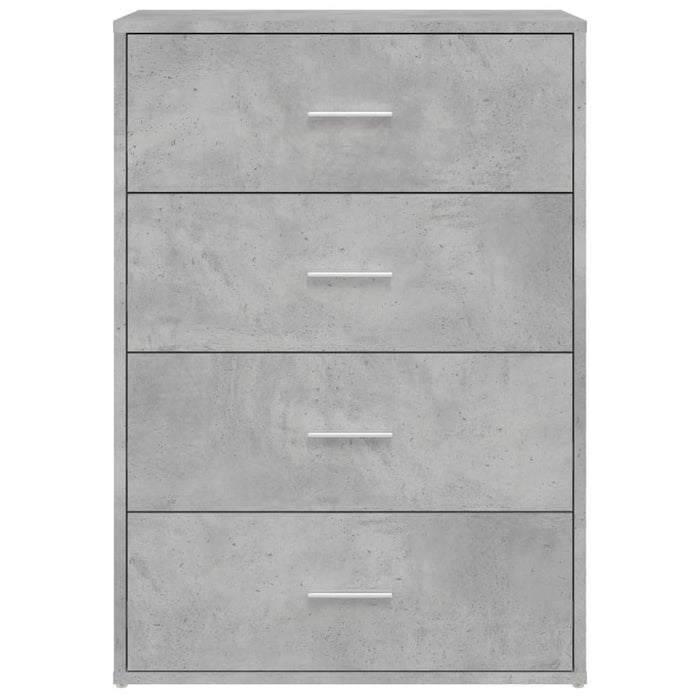 Credenza-Buffet-Armadio da cucina Grigio Cemento 60x31x84 cm in Legno Multistrato 361158