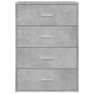 Credenza Grigio Cemento 60x31x84 cm in Legno Multistrato 840502