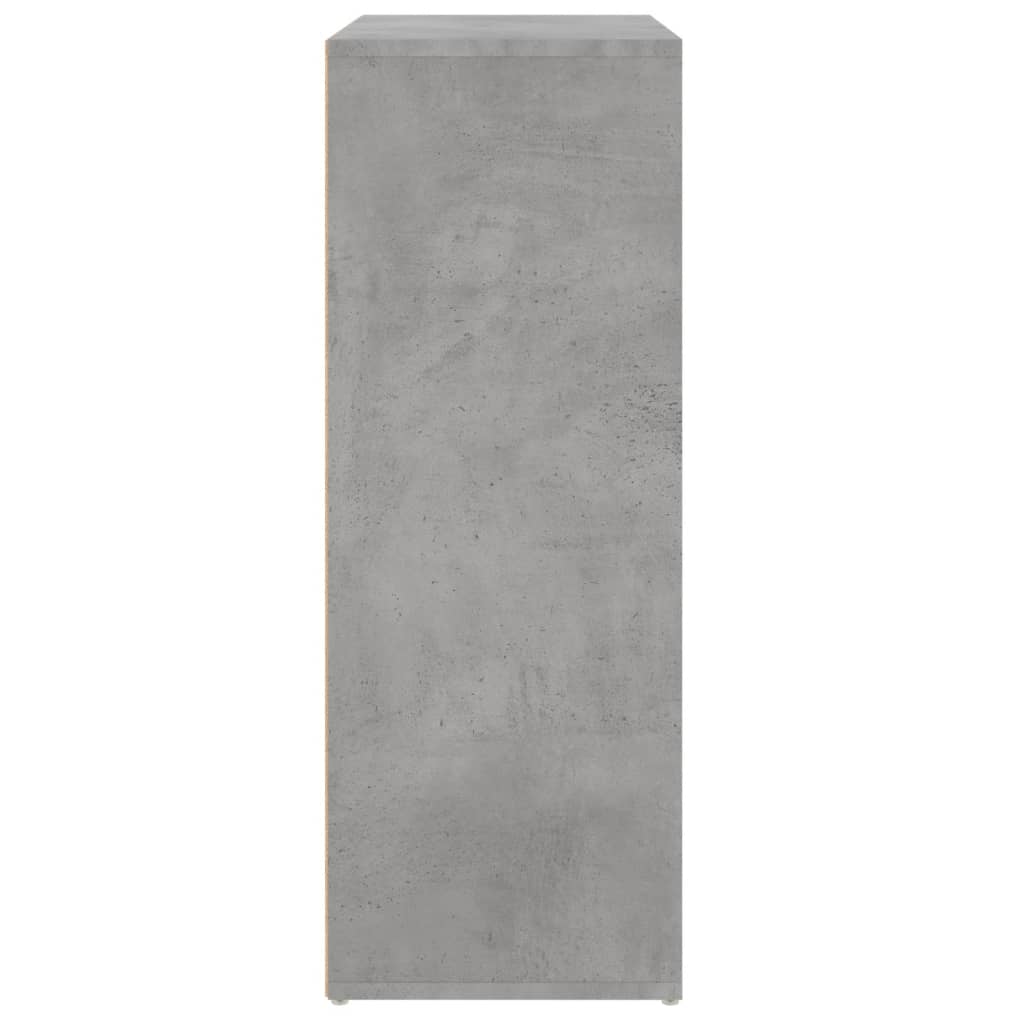 Credenza Grigio Cemento 60x31x84 cm in Legno Multistrato 840502