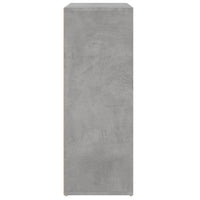 Credenza Grigio Cemento 60x31x84 cm in Legno Multistrato 840502
