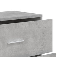 Credenza Grigio Cemento 60x31x84 cm in Legno Multistrato 840502