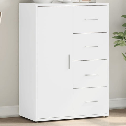 Credenza Bianca 60x31x84 cm in Legno Multistrato 840506