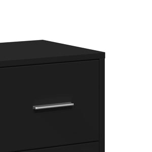 Credenza Nero 60x31x84 cm in Legno Multistrato 840507