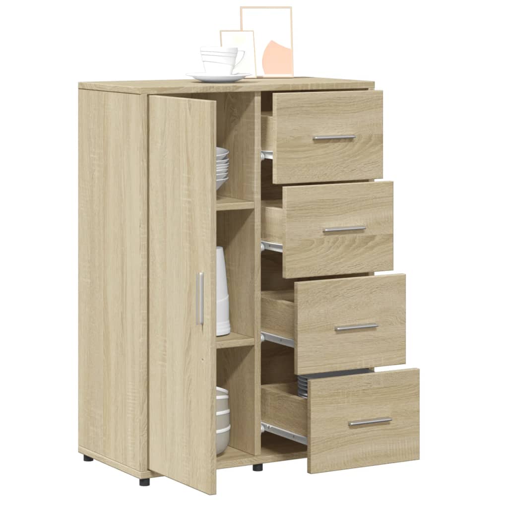 Credenza Rovere Sonoma 60x31x84 cm in Legno Multistrato 840508