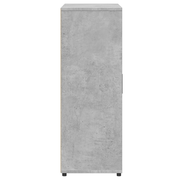 Credenza Grigio Cemento 60x31x84 cm in Legno Multistrato 840509