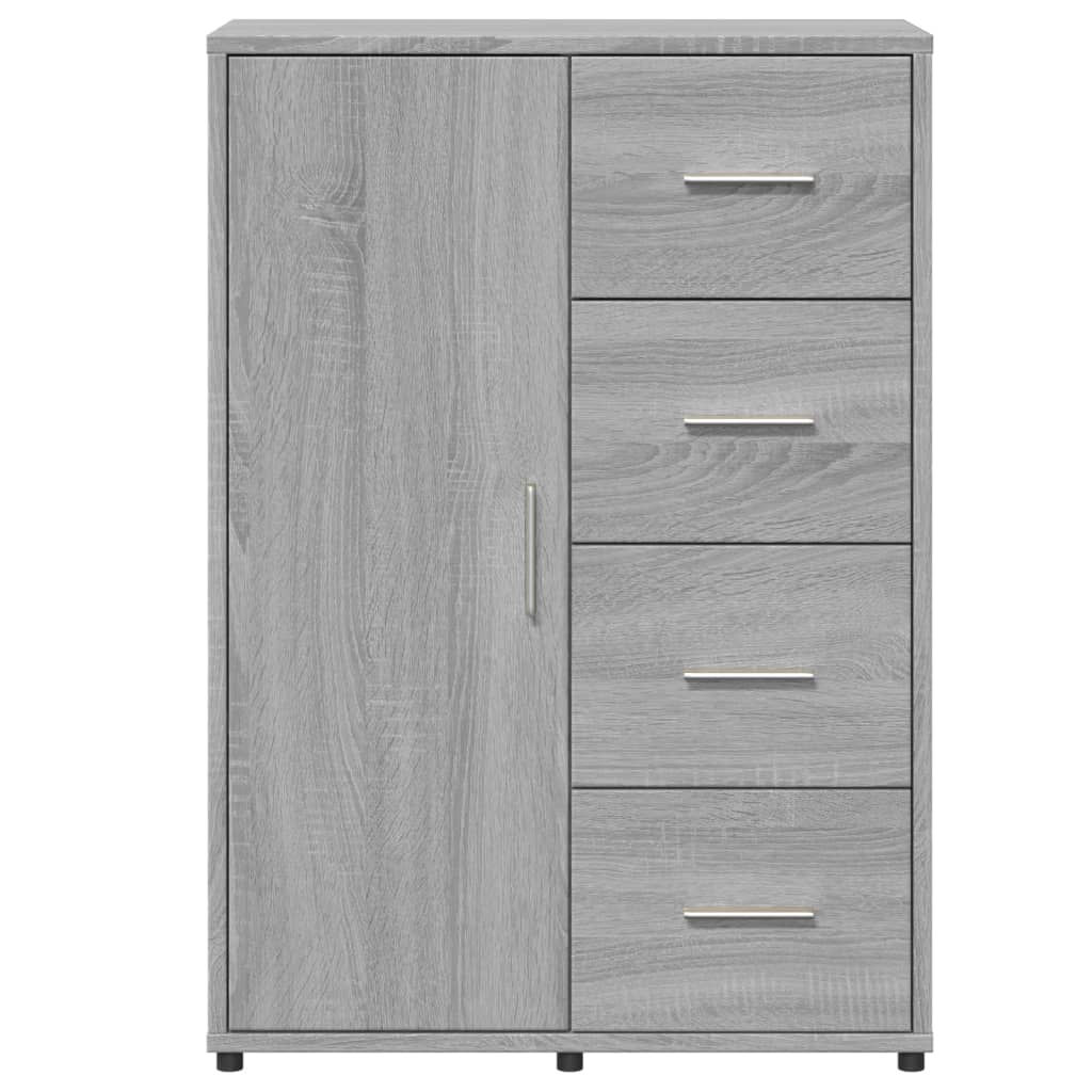 Credenza Grigio Sonoma 60x31x84 cm in Legno Multistrato 840511