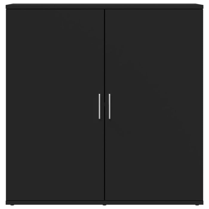 Credenza Nera 79x38x80 cm in Legno Multistrato 840514