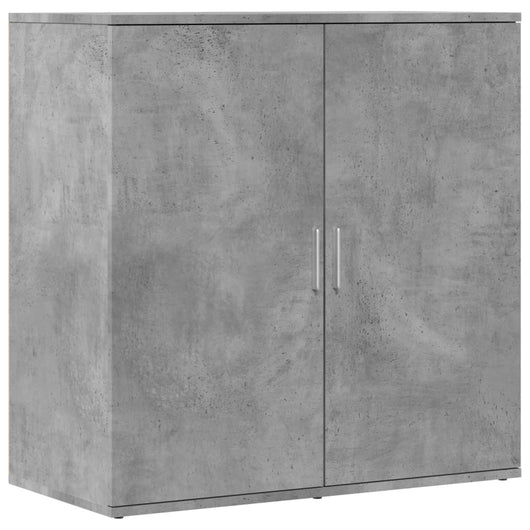 Credenza-Buffet-Armadio da cucina Grigio Cemento 79x38x80 cm in Legno Multistrato 492182